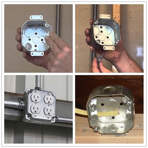 aluminum wiring junction box|convert outlet to junction box.